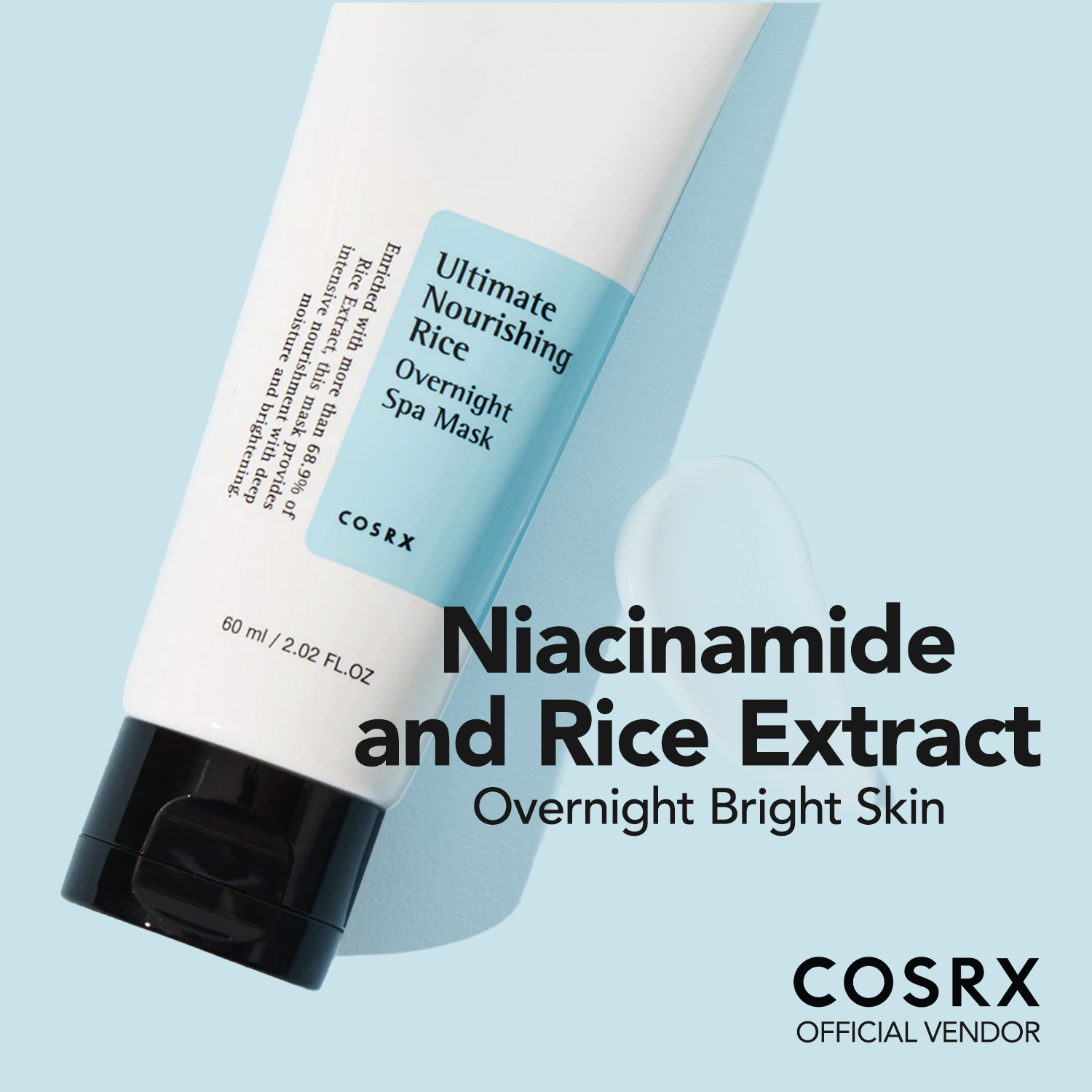 COSRX Ultimate Nourishing Rice Overnight Spa Mask
